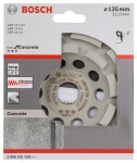 BOSCH Best for concrete 2608201228 / Diamantový hrncový kotouč / 125 mm / 22.23 mm / 1 ks (2608201228)