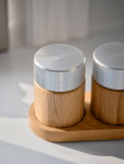 GEJST Mlýnek na sůl a pepř Sina Oak / Steel, přírodní barva, dřevo, kov