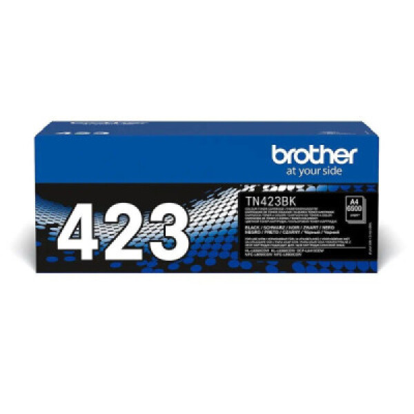 BROTHER Toner TN-423BK pro HL-L8260CDToner W/HL-L8360CDW/DCP-L8410CDW, 6.500 stran, Black - originální EDF_3860152