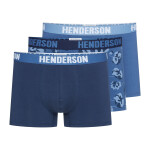 Pánské boxerky 3PACK Jarl 41930-MLC Jeans modrá vzor - Henderson modrá mix L