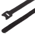 StarTech Stahovací pásky Hook Loop černé 50 ks / Stahovací páska / Nylon / opakovaně použitelná / 150 x 12 mm (B506I-HOOK-LOOP-TIES)