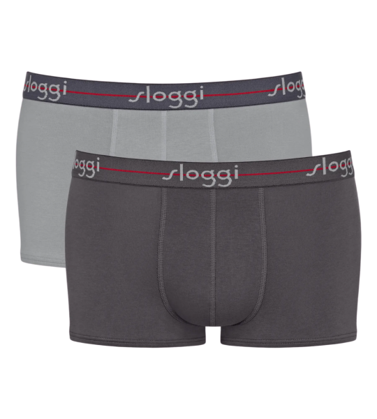 Pánské boxerky Start Hipster C2P box - BLACK - černé 0034 - SLOGGI BLACK COMBINATION 8