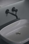 IDEAL STANDARD - CeraLine Umyvadlová baterie pod omítku, 2-otvorová instalace, černá A6938XG