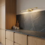 Koupelnové nástěnné LED svítidlo APP1889-1W 40 cm GOLD OSW-66044