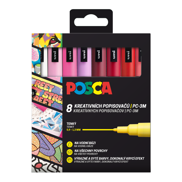 Posca PC-3M, LOVE, mm,