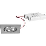 Paulmann 92907 Whirl LED vestavné svítidlo, LED, pevně vestavěné LED, 4.9 W, hliník (kartáčovaný), saténová, sada 3 ks