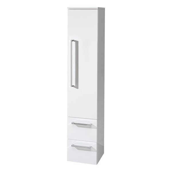 Mereo Bino, koupelnová skříňka vysoká 163 cm, pravá, bílá CN668N