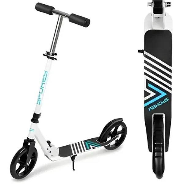 Spokey AYAS bílá / Koloběžka / kola 200 mm (5902693293934)