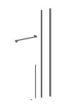Sprchový kout obdélník 140x80 cm SAT Walk-In Xmotion SATBWIXMN140S80C SATBWIXMN140S80C