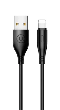 USAMS SJ266 Round Lightning Datový Kabel černá (6958444962009)