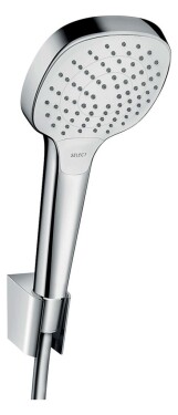 HANSGROHE - Croma Select E Set sprchové hlavice, držáku a hadice, 3 proudy, EcoSmart, bílá/chrom 28093400