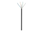 Goobay síťový kabel CAT6 venkovní černý / Síťový kabel / U/UTP / 100 m (77625)