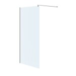 CERSANIT - Sprchová zástěna WALK-IN MILLE CHROM 120x200, čiré sklo S161-002