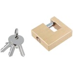 Zámek visací mosazný, 75 mm, čepový, MEGA