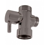 RAV Slezák - Keramický přepínač ke sprchovým tyčím , Metal Grey - kartáčovaná MD0629MGK MD0629MGK