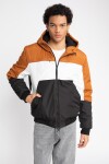 DEFACTO Water Repellent Slim Fit Hooded Fleece Lined Coat