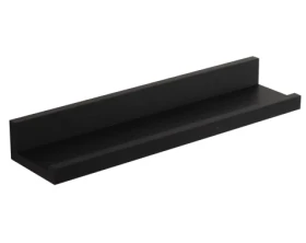 Police na zeď Larisa, 40 cm, černá