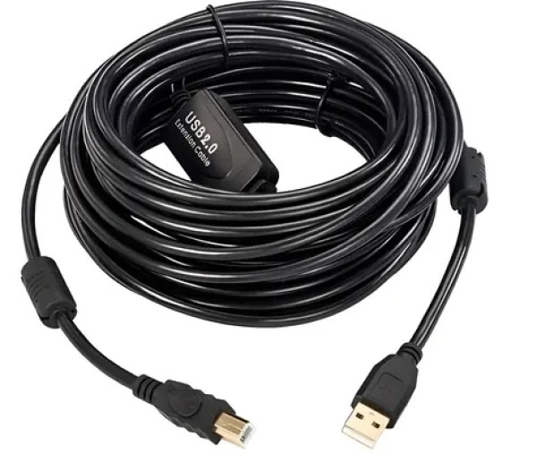 Cable USB 2.0 A-B aktivní kabel 20 m černá / Kabel / USB 2.0 / 480 Mbit/s (USBAB20B-ACTIVE)