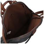 Trendy dámský koženkový kabelko-batůžek Lykos, šedý