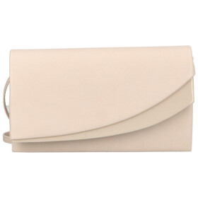 Elegantní psaníčko s vykrojenou klopou Borana, béžová