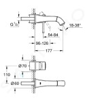 GROHE - Eurostyle Umyvadlová baterie, chrom 23714003