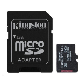 Kingston MicroSDHC karta 32GB Industrial C10 A1 pSLC Card + SD Adapter EDF_443634
