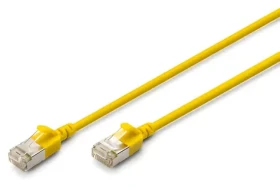 Digitus CAT6A F/FTP Slim žlutá / Patch kabel / RJ45 / 10 Gbit/s / 500 MHz / 1,5m (DK-1632-A-015S-Y)