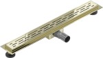 MEXEN/S - Flat M01 odtokový žlab 60 cm zlatý 1520060-15