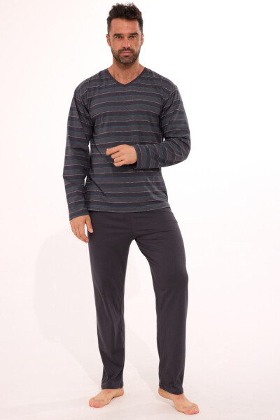 PÁNSKÉ PYŽAMO DR 139 BIG J/25 GRAFIT 3XL