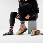 Dámské merino turistické ponožky SMARTWOOL Women's Hike Light Cushion Margarita Cre, Black velikost: 34-37 (S)
