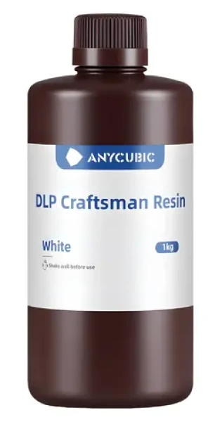 Anycubic Craftsman bílá / DLP pryskyřice / 1 kg / nanokeramika / UV 365-405 nm (SDHLWH-104C)