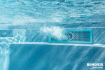 Turbínový protiproud Binder SwimStar 200 - průtok 50 - 200 m3 / h, polypropylenová instalační krabice
