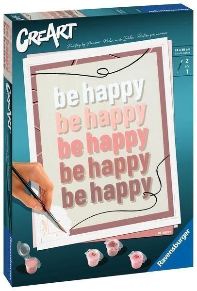 CreArt Buď šťastný: Be happy