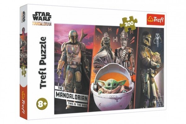 Trefl Puzzle Star Wars -The Mandalorian: Tajemný Baby Yoda/300 dílků