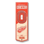 Cedule Detroit Red Wings NHL 3D Stadium Banner