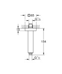 GROHE - Rainshower Stropní výpusť, 15 cm, chrom 27711000