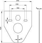 Alcadrain Izolační deska pro závěsné WC a bidet M91 M91