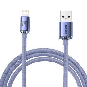Baseus CAJY000105 Kabel USB-A (M) - Lightning (M) 2 m fialová (CAJY000105)