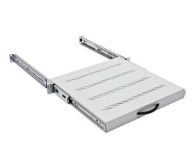 TRITON Police výsuvná 19", 1U/550mm plnovýsuv, nosnost 45kg, šedá EDF_1030705