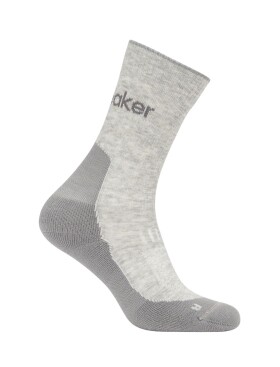 ICEBREAKER Wmns Hike+ Light Crew (sada 2 ks), Blizzard Heather/Alloy velikost: 35-37 (S)