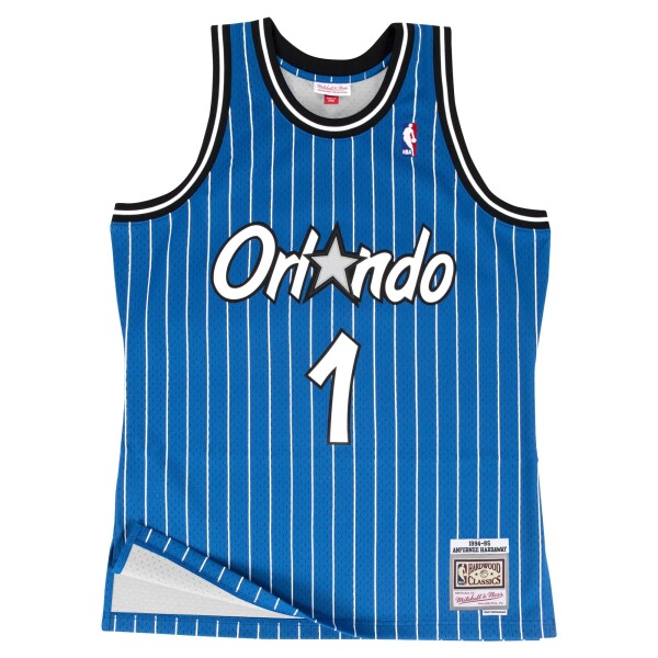 Mitchell & Ness Pánský dres Orlando Magic NBA Penny Hardaway #1 1994-95 Swingman - Modrá Velikost: XL