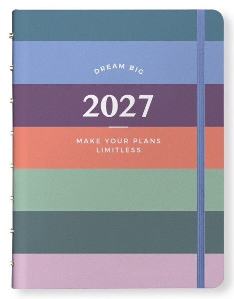 Plánovač ULC Colour stripes 2027, A5, soft