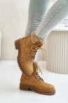 Zateplené dámské boty Big Star OO274A285 Camel 36
