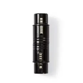 Nedis XLR adaptér černá / XLR 3kolíková zástrčka / XLR 3kolíková zásuvka / poniklované (COTP15920BK)