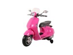 Mamido Dětský elektrický skútr Vespa GTS růžový