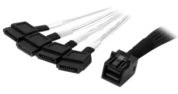 StarTech Mini SAS HD SFF-8643 - 4x SATA 1m / Kabel SAS / SFF-8643 / 4x SATA / černá (SAS43SAT1M)