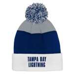 Outerstuff Dětská zimní čepice Tampa Bay Lightning NHL Essentials Cuffed Knit W Pom