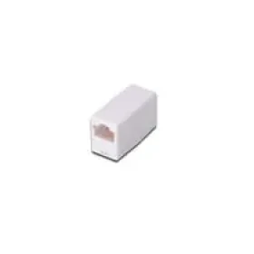 Digitus spojka RJ-45 nestíněná bílá , zlacené kontakty AT-A 8/8