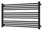 Instalprojekt - Koupelnový radiátor STICK LEVEL černá barva - Barva - Černá , Doporučená topná tyč (W) - 400, Rozměr A - 80, Rozměr C - 55.5, Skutečný rozměr radiátoru (v mm) - 800 x 555 mm, Typ připojení - Klasické (na rozteč) RADSTIL806031