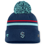 Fanatics Dámská zimní čepice Seattle Kraken NHL Authentic Pro W/Cap Cuffed Pom Beanie